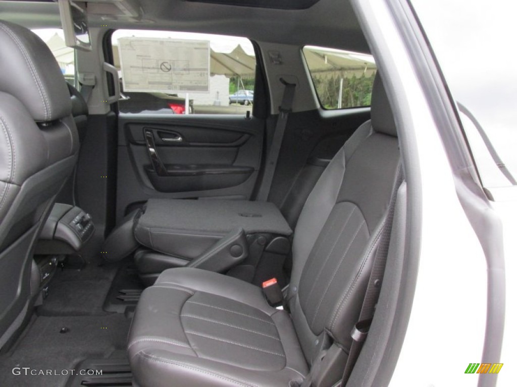 2015 Traverse LTZ AWD - White Diamond Tricoat / Ebony photo #13