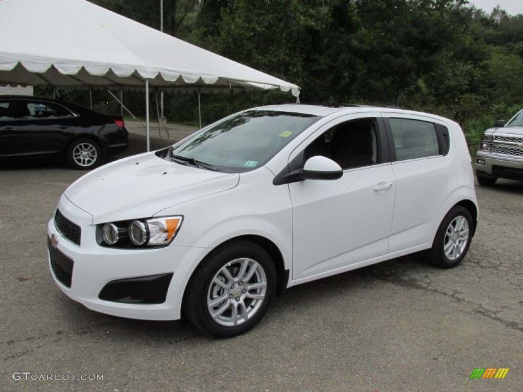 2015 Summit White Chevrolet Sonic LT Hatchback 97229142