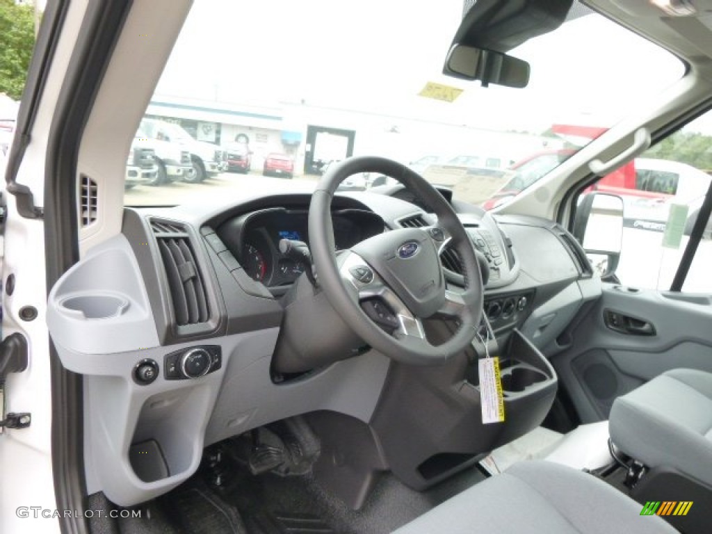 2015 Transit Van 250 MR Long - Oxford White / Pewter photo #14