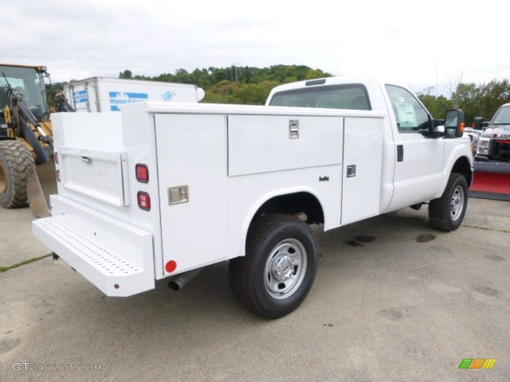 Oxford White 2015 Ford F350 Super Duty XL Regular Cab 4x4 Utility Exterior Photo #97236229