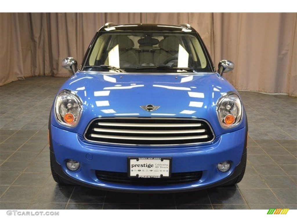 2014 Cooper Countryman - True Blue Metallic / Carbon Black photo #3