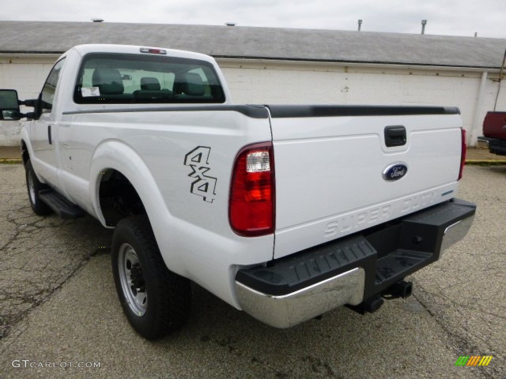 2015 F250 Super Duty XL Regular Cab 4x4 - Oxford White / Steel photo #4