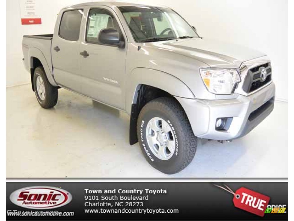 2015 Tacoma V6 Double Cab 4x4 - Silver Sky Metallic / Graphite photo #1