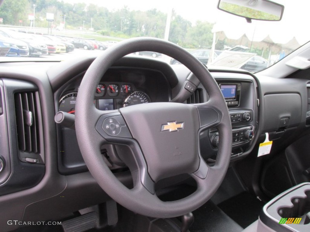 2014 Silverado 1500 WT Regular Cab 4x4 - Summit White / Jet Black/Dark Ash photo #16