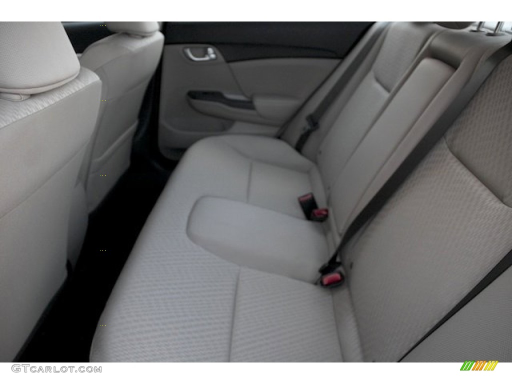 2014 Civic EX Sedan - Taffeta White / Beige photo #16