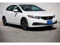 2014 Taffeta White Honda Civic EX Sedan  photo #1