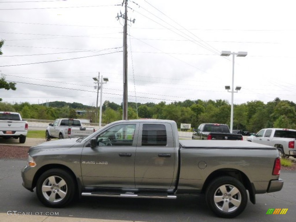 2012 Ram 1500 Express Quad Cab 4x4 - Mineral Gray Metallic / Dark Slate Gray/Medium Graystone photo #5