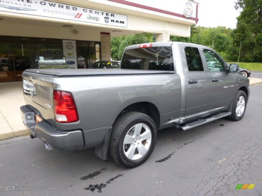 2012 Ram 1500 Express Quad Cab 4x4 - Mineral Gray Metallic / Dark Slate Gray/Medium Graystone photo #8