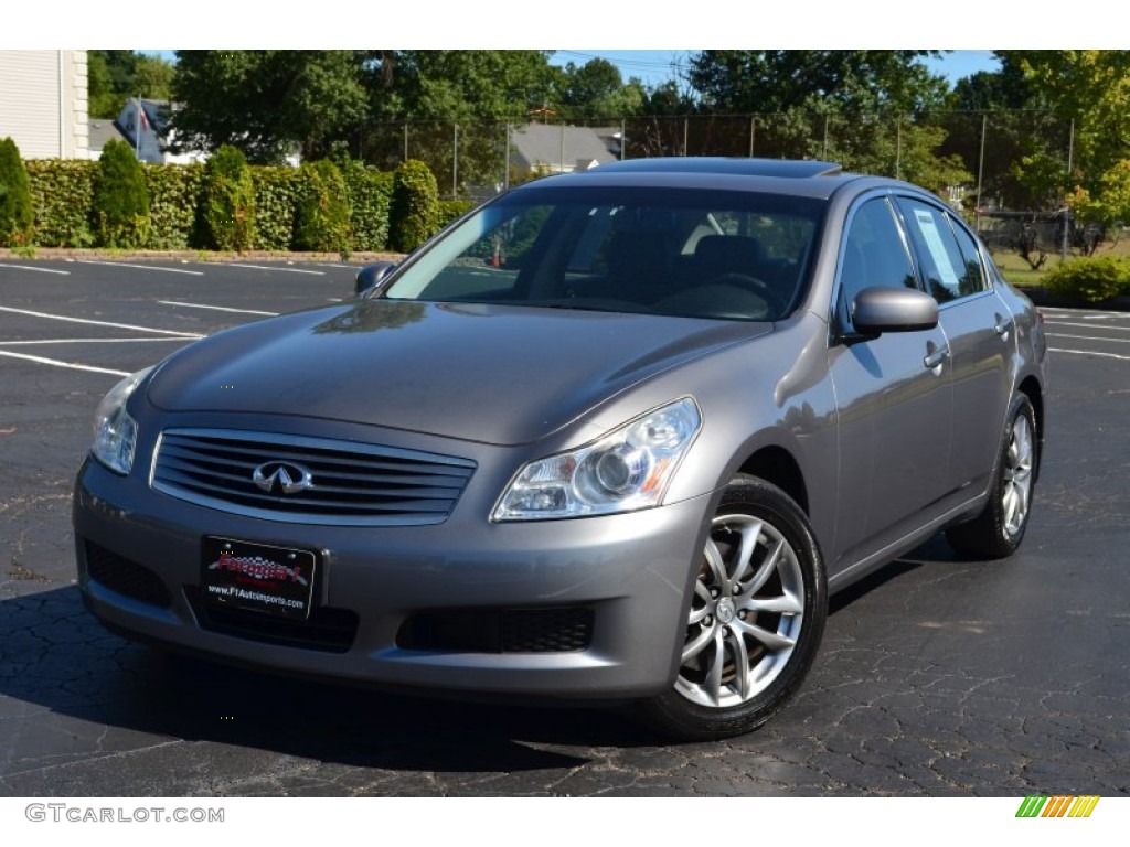2007 G 35 x Sedan - Platinum Graphite Metallic / Graphite Black photo #1