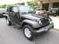 2008 Black Jeep Wrangler Unlimited Rubicon 4x4  photo #2