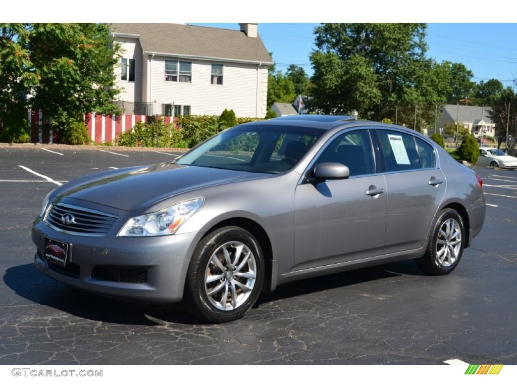 2007 G 35 x Sedan - Platinum Graphite Metallic / Graphite Black photo #3