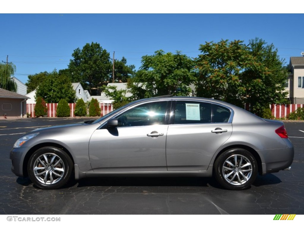 2007 G 35 x Sedan - Platinum Graphite Metallic / Graphite Black photo #4