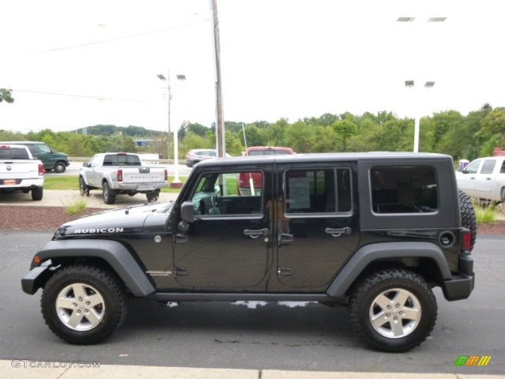 Black 2008 Jeep Wrangler Unlimited Rubicon 4x4 Exterior Photo #97243867