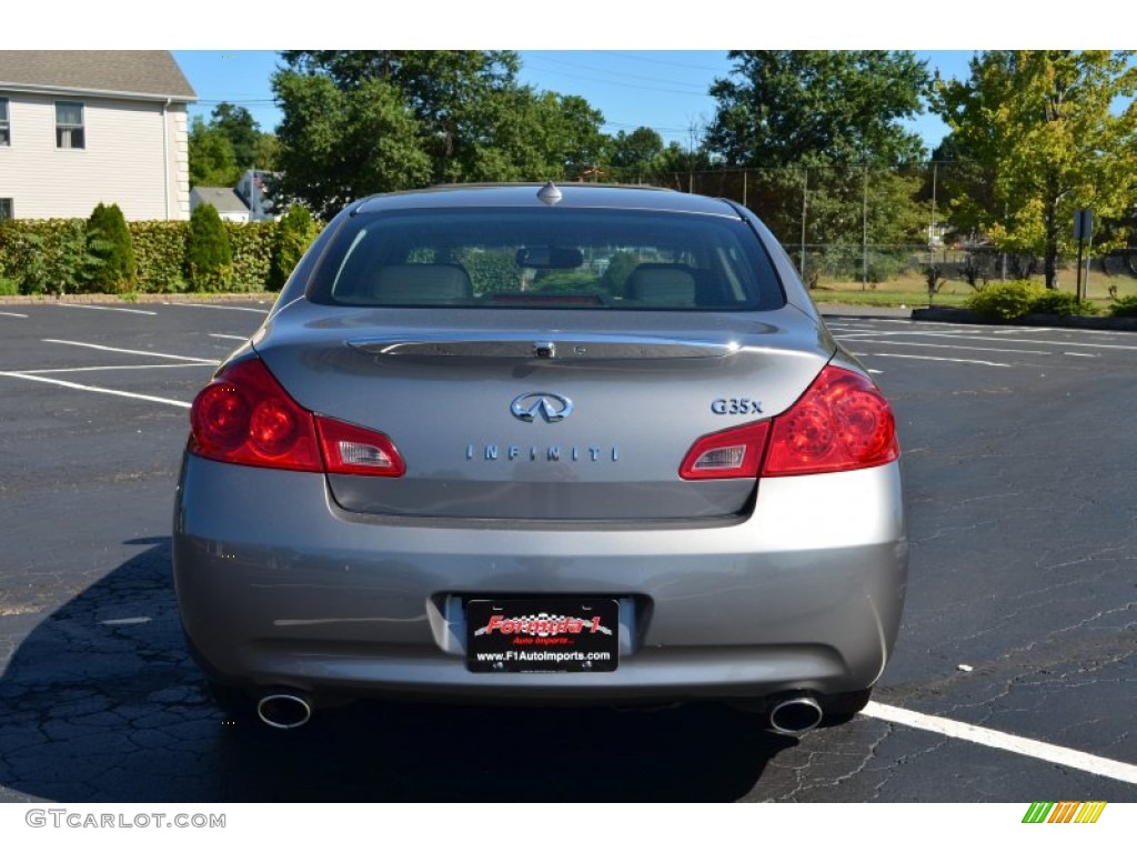 2007 G 35 x Sedan - Platinum Graphite Metallic / Graphite Black photo #6
