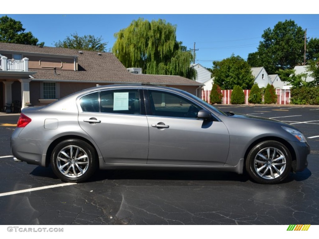 2007 G 35 x Sedan - Platinum Graphite Metallic / Graphite Black photo #8