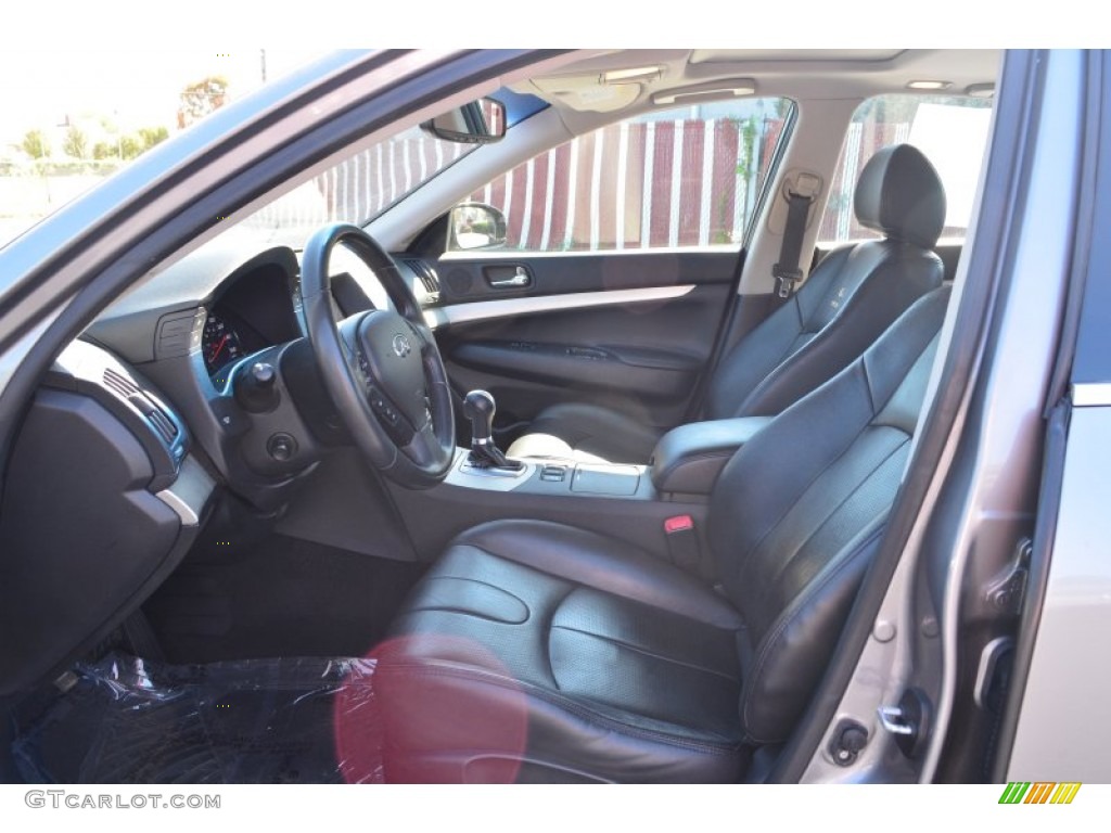 2007 G 35 x Sedan - Platinum Graphite Metallic / Graphite Black photo #11