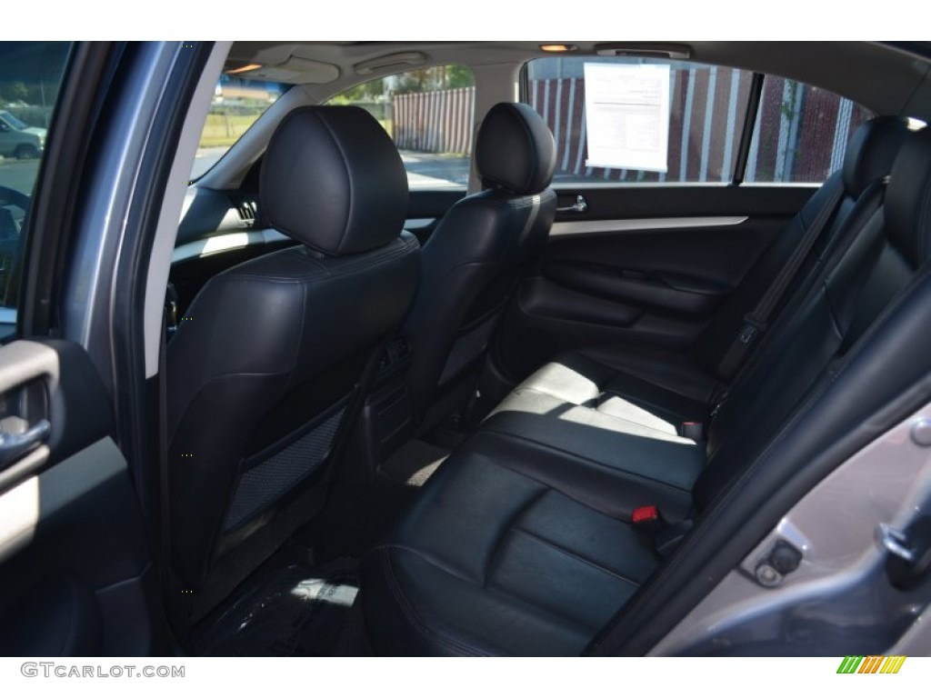 2007 G 35 x Sedan - Platinum Graphite Metallic / Graphite Black photo #12