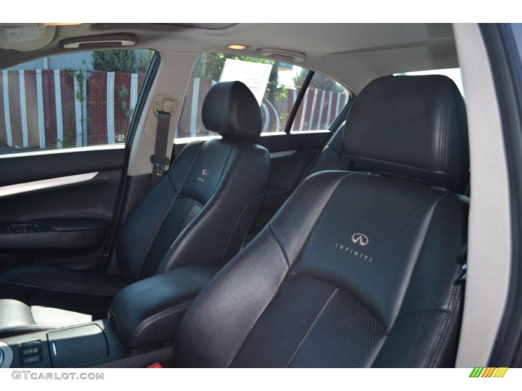 2007 G 35 x Sedan - Platinum Graphite Metallic / Graphite Black photo #24