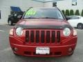 2007 Inferno Red Crystal Pearlcoat Jeep Compass Sport  photo #2
