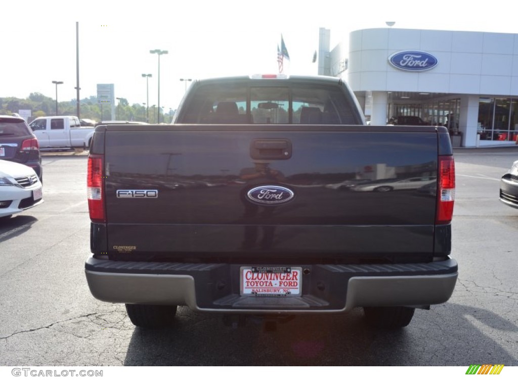 2004 F150 Lariat SuperCab 4x4 - Aspen Green Metallic / Tan photo #5