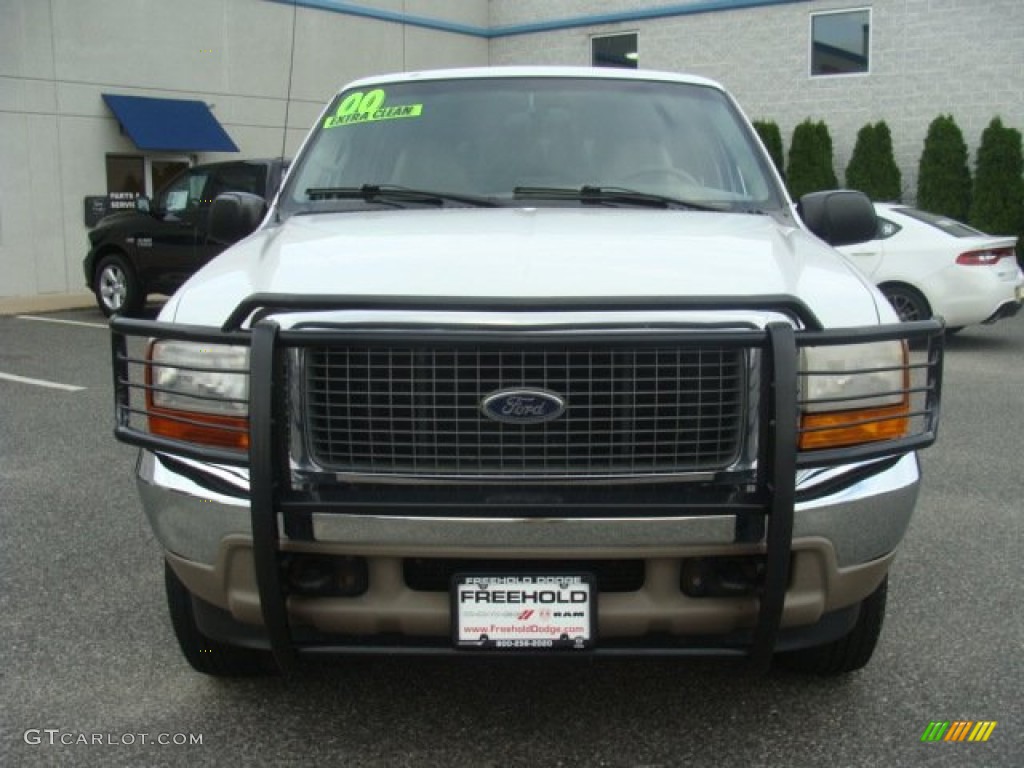 2000 Excursion Limited 4x4 - Oxford White / Medium Parchment photo #2