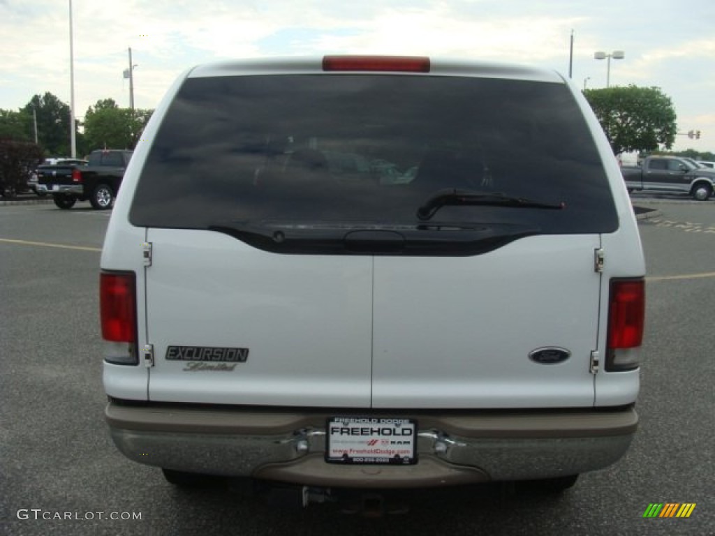 2000 Excursion Limited 4x4 - Oxford White / Medium Parchment photo #5