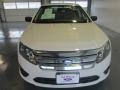 2011 White Suede Ford Fusion S  photo #2