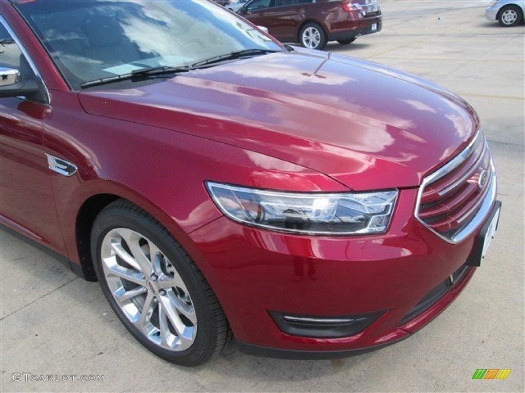 2015 Taurus Limited - Ruby Red Metallic / Dune photo #6