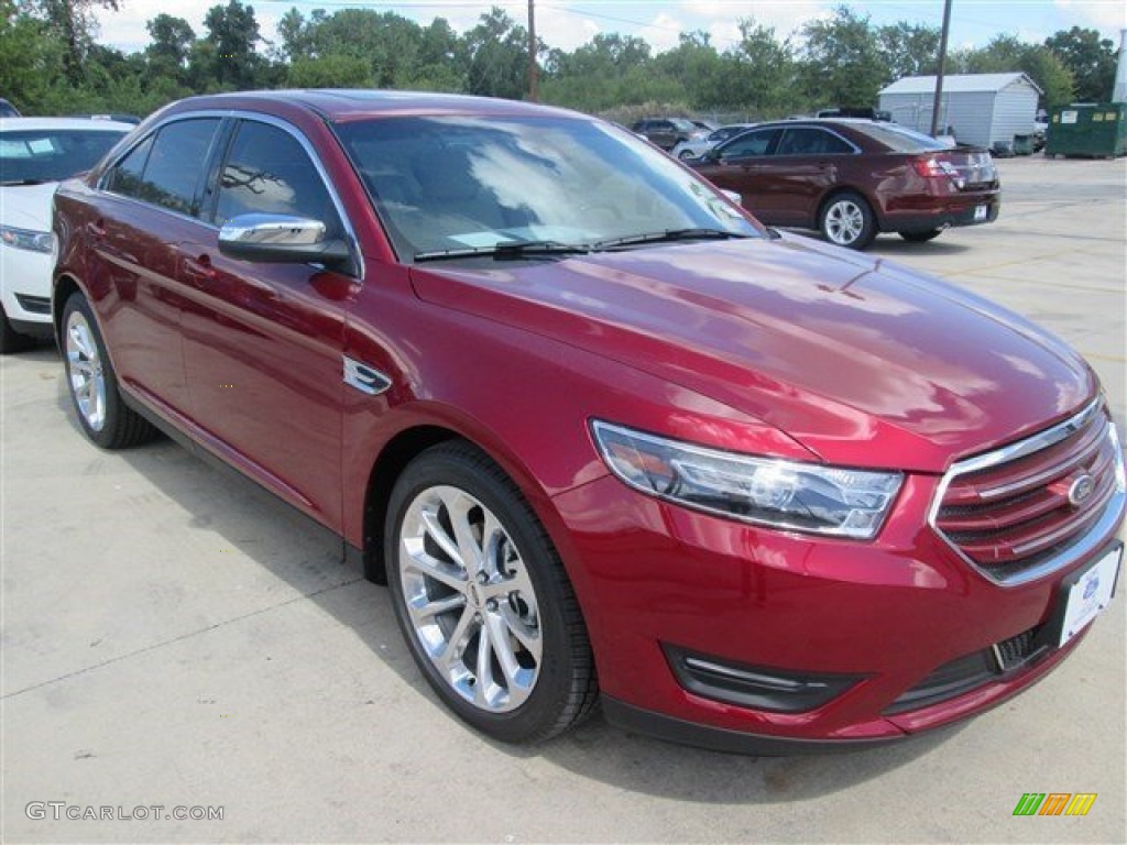 2015 Taurus Limited - Ruby Red Metallic / Dune photo #7