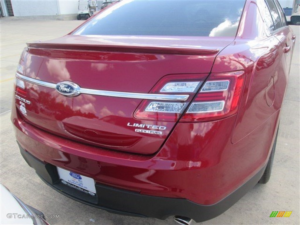 2015 Taurus Limited - Ruby Red Metallic / Dune photo #11