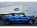 2014 Blue Flame Ford F150 STX SuperCab  photo #2