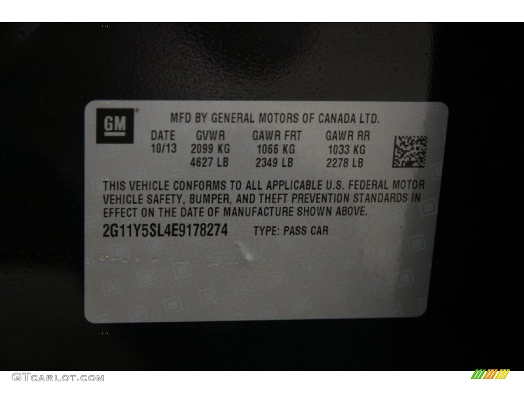 2014 Impala LS - Blue Ray Metallic / Jet Black/Dark Titanium photo #17