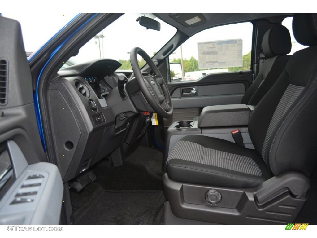 2014 F150 STX SuperCab - Blue Flame / Black photo #6