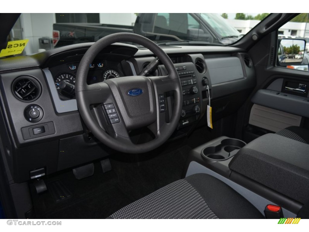 2014 F150 STX SuperCab - Blue Flame / Black photo #7