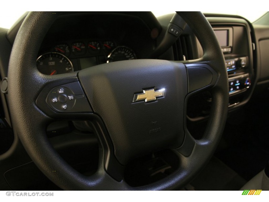 2014 Silverado 1500 WT Regular Cab 4x4 - Silver Ice Metallic / Jet Black/Dark Ash photo #6