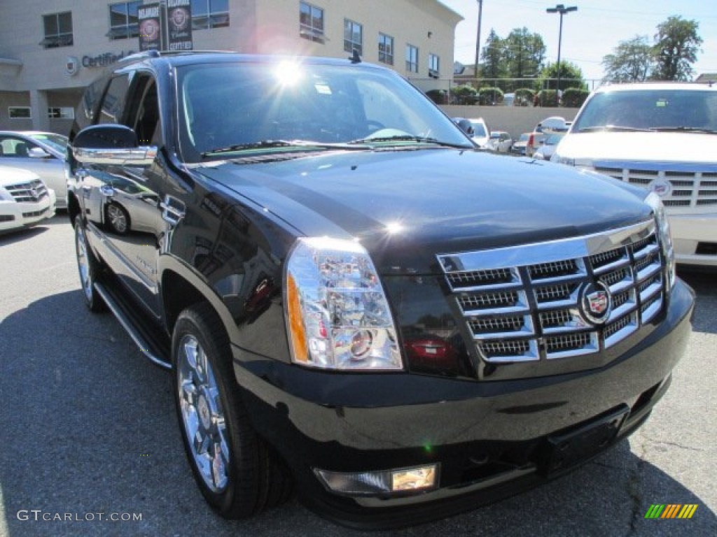 2011 Escalade Luxury AWD - Black Raven / Ebony/Ebony photo #8