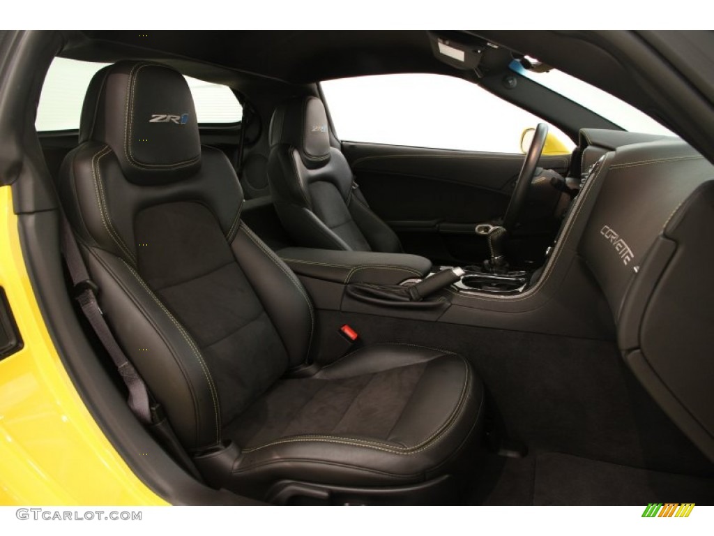 Ebony Interior 2013 Chevrolet Corvette ZR1 Photo #97252432