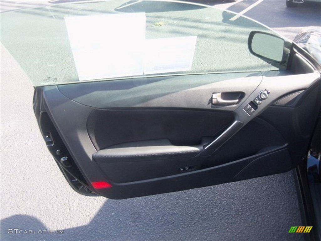 2015 Hyundai Genesis Coupe 3.8 Black Door Panel Photo #97252963