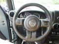 Black 2015 Jeep Wrangler Sport S 4x4 Steering Wheel