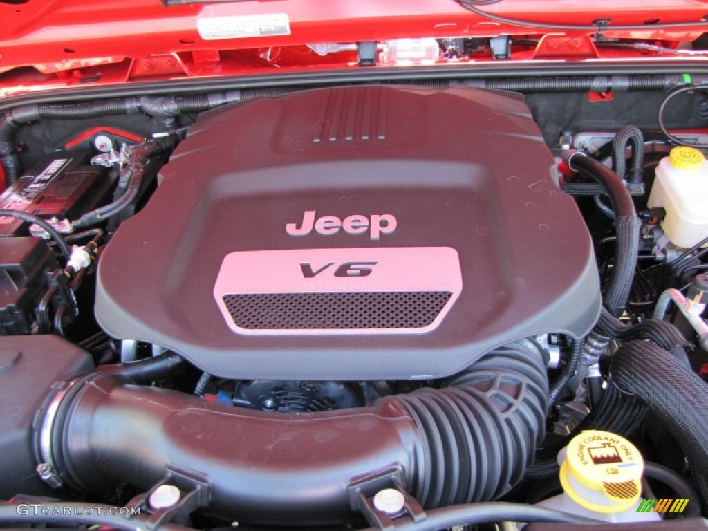 2015 Jeep Wrangler Sport 4x4 3.6 Liter DOHC 24-Valve VVT V6 Engine Photo #97254623