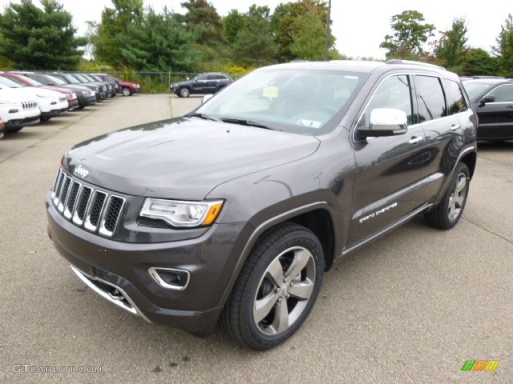 Granite Crystal Metallic 2015 Jeep Grand Cherokee Overland 4x4 Exterior Photo #97254889