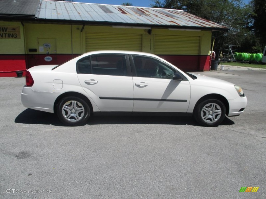 2005 Malibu Sedan - White / Neutral Beige photo #2