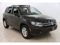 Deep Black Metallic 2013 Volkswagen Tiguan S 4Motion