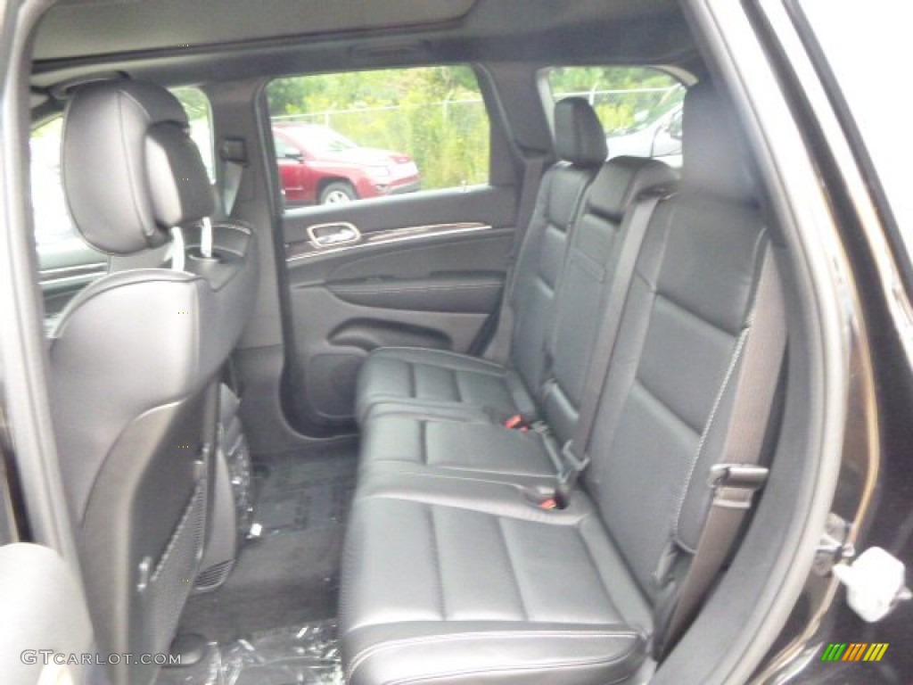 2015 Jeep Grand Cherokee Overland 4x4 Rear Seat Photo #97255468