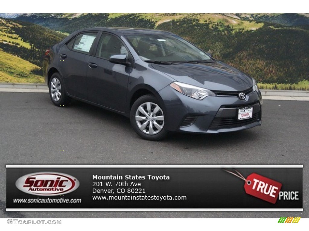 2015 Corolla LE - Slate Metallic / Ash photo #1