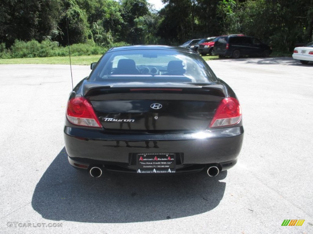 2005 Tiburon GS - Moonlit Blue / Black photo #4