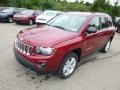 Deep Cherry Red Crystal Pearl 2015 Jeep Compass Sport 4x4 Exterior