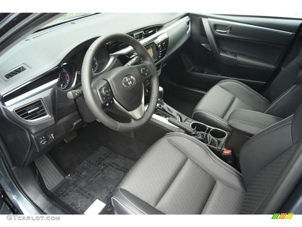 S Black Interior 2015 Toyota Corolla S Plus Photo #97256347