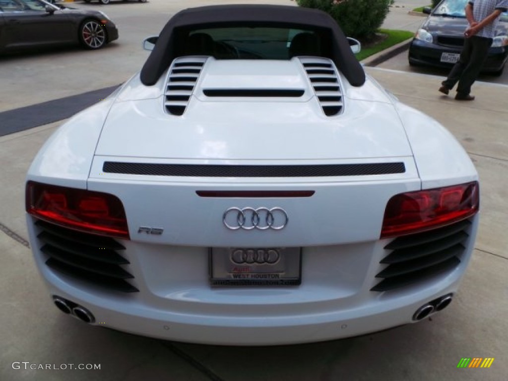 2011 R8 Spyder 4.2 FSI quattro - Ibis White / Luxor Beige Nappa Leather photo #6