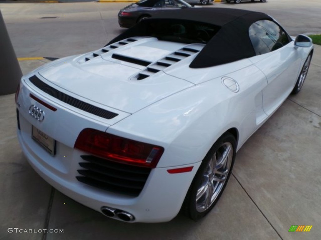 2011 R8 Spyder 4.2 FSI quattro - Ibis White / Luxor Beige Nappa Leather photo #7